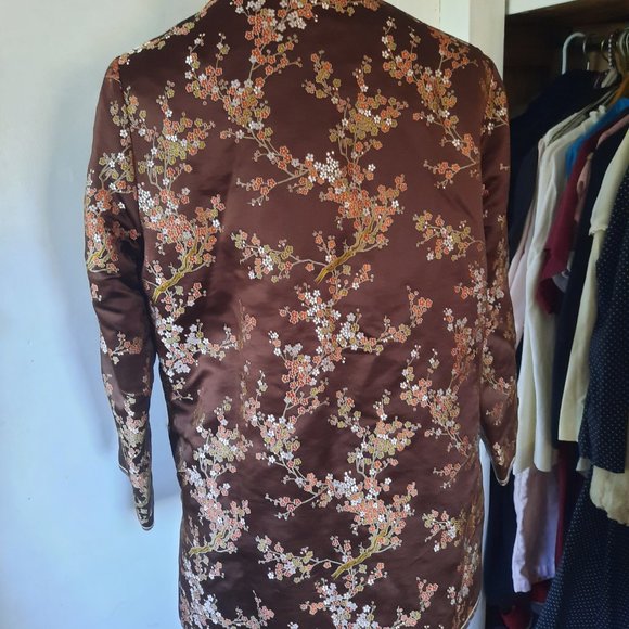 Chinese Embroidered Jacket Brown - Picture 2 of 9